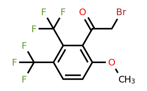 1807225-55-3 | 2',3'-Bis(trifluoromethyl)-6'-methoxyphenacyl bromide