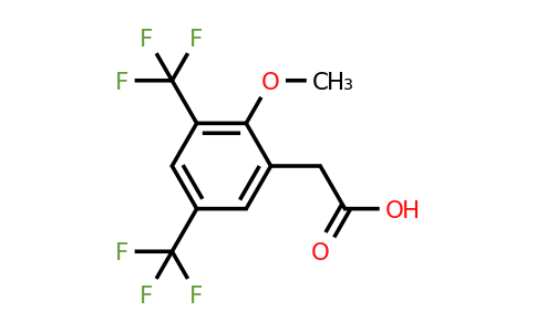 1807225-61-1 | 3,5-Bis(trifluoromethyl)-2-methoxyphenylacetic acid