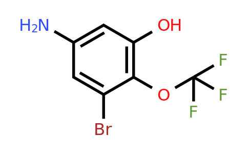 1807226-74-9 | 3-Bromo-5-hydroxy-4-(trifluoromethoxy)aniline
