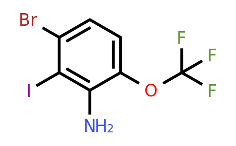1807226-95-4 | 3-Bromo-2-iodo-6-(trifluoromethoxy)aniline