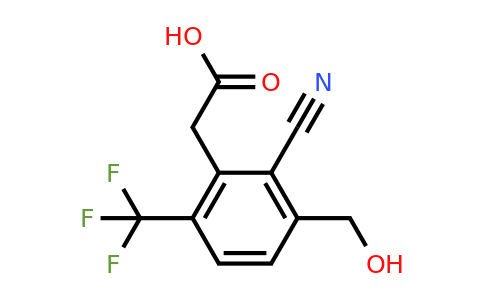 1807228-60-9 | 2-Cyano-3-hydroxymethyl-6-(trifluoromethyl)phenylacetic acid