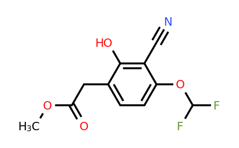 1807229-12-4 | Methyl 3-cyano-4-difluoromethoxy-2-hydroxyphenylacetate