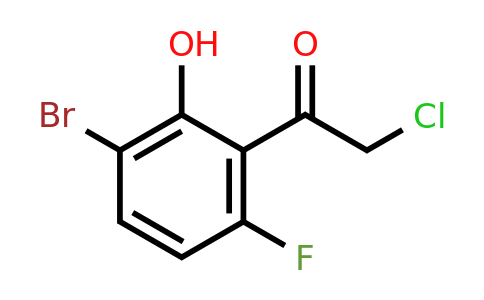 1807230-34-7 | 3'-Bromo-6'-fluoro-2'-hydroxyphenacyl chloride