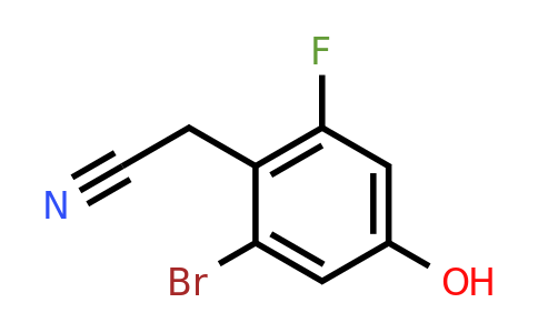 1807230-73-4 | 2-Bromo-6-fluoro-4-hydroxyphenylacetonitrile