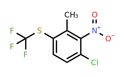 1807230-76-7 | 3-Chloro-2-nitro-6-(trifluoromethylthio)toluene