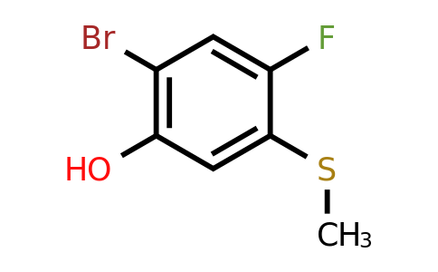 1807231-18-0 | 4-Bromo-2-fluoro-5-hydroxythioanisole
