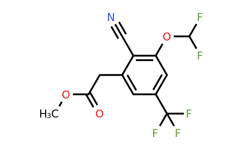 1807231-88-4 | Methyl 2-cyano-3-difluoromethoxy-5-(trifluoromethyl)phenylacetate