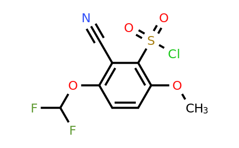 1807232-64-9 | 2-Cyano-3-difluoromethoxy-6-methoxybenzenesulfonylchloride