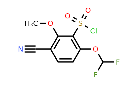 1807232-75-2 | 3-Cyano-6-difluoromethoxy-2-methoxybenzenesulfonylchloride