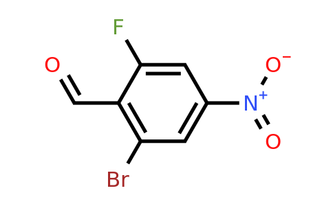 1807233-00-6 | 2-Bromo-6-fluoro-4-nitrobenzaldehyde