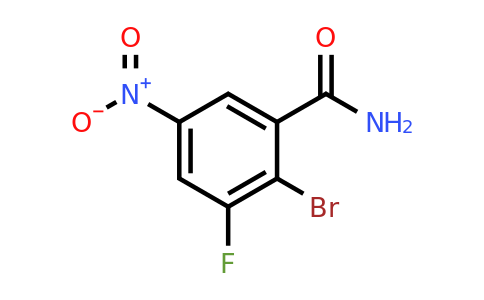 1807233-06-2 | 2-Bromo-3-fluoro-5-nitrobenzamide