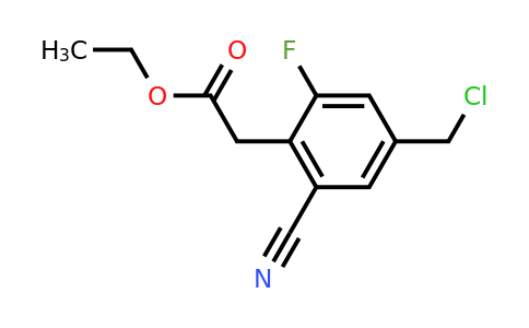 1807233-39-1 | Ethyl 4-chloromethyl-2-cyano-6-fluorophenylacetate