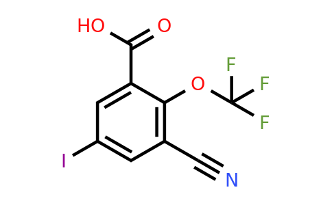 1807233-71-1 | 3-Cyano-5-iodo-2-(trifluoromethoxy)benzoic acid