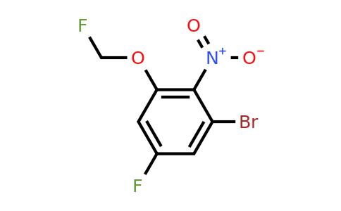 1807234-21-4 | 1-Bromo-5-fluoro-3-fluoromethoxy-2-nitrobenzene