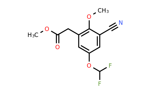 1807234-41-8 | Methyl 3-cyano-5-difluoromethoxy-2-methoxyphenylacetate