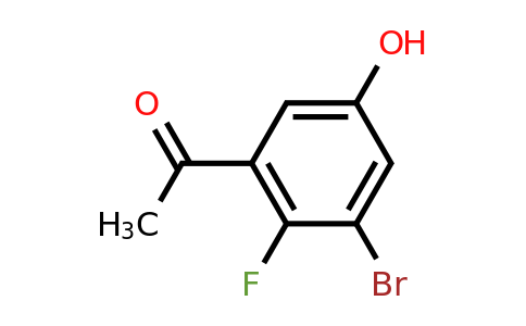 1807234-77-0 | 3'-Bromo-2'-fluoro-5'-hydroxyacetophenone