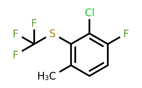 3-Chloro-4-fluoro-2-(trifluoromethylthio)toluene