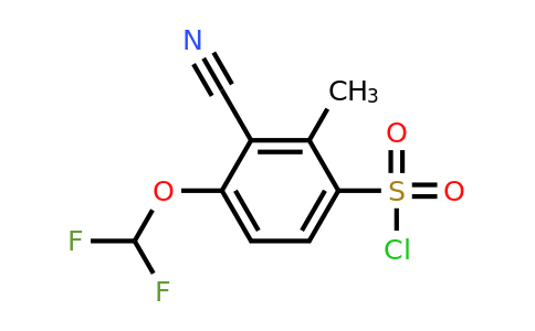 1807234-80-5 | 3-Cyano-4-difluoromethoxy-2-methylbenzenesulfonylchloride