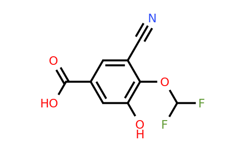 1807235-45-5 | 3-Cyano-4-difluoromethoxy-5-hydroxybenzoic acid