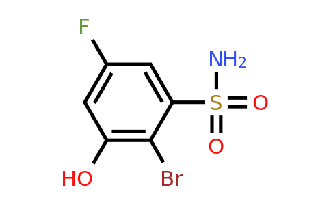 1807235-47-7 | 2-Bromo-5-fluoro-3-hydroxybenzenesulfonamide