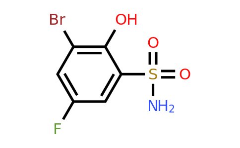 1807235-51-3 | 3-Bromo-5-fluoro-2-hydroxybenzenesulfonamide