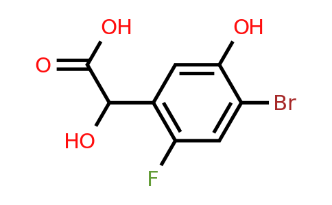 1807235-68-2 | 4-Bromo-2-fluoro-5-hydroxymandelic acid