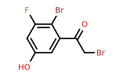 1807235-75-1 | 2'-Bromo-3'-fluoro-5'-hydroxyphenacyl bromide
