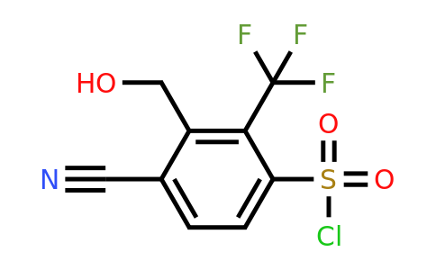 1807236-79-8 | 4-Cyano-3-hydroxymethyl-2-(trifluoromethyl)benzenesulfonylchloride