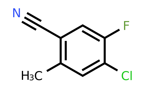 1807236-92-5 | 4-Chloro-5-fluoro-2-methylbenzonitrile