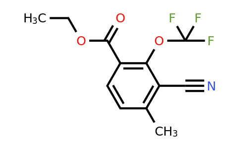 1807237-16-6 | Ethyl 3-cyano-4-methyl-2-(trifluoromethoxy)benzoate