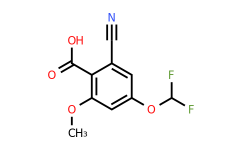 1807237-49-5 | 2-Cyano-4-difluoromethoxy-6-methoxybenzoic acid