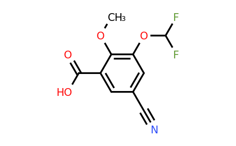 1807237-55-3 | 5-Cyano-3-difluoromethoxy-2-methoxybenzoic acid