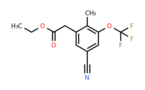 1807237-57-5 | Ethyl 5-cyano-2-methyl-3-(trifluoromethoxy)phenylacetate