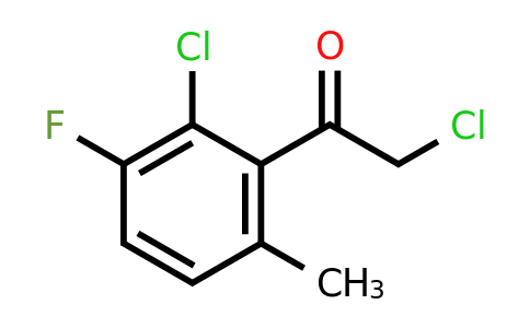 1807237-63-3 | 2'-Chloro-3'-fluoro-6'-methylphenacyl chloride