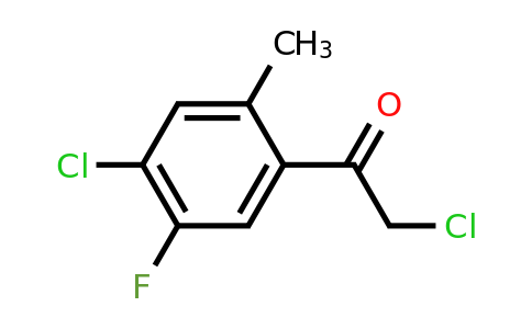 1807237-69-9 | 4'-Chloro-5'-fluoro-2'-methylphenacyl chloride