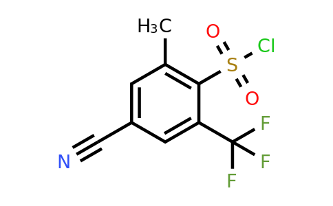 1807237-80-4 | 4-Cyano-2-methyl-6-(trifluoromethyl)benzenesulfonyl chloride