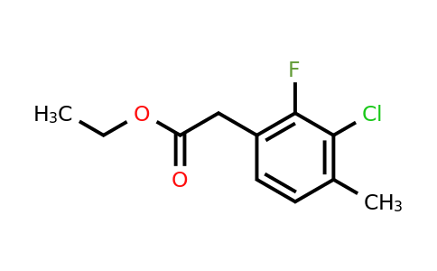 1807237-98-4 | Ethyl 3-chloro-2-fluoro-4-methylphenylacetate