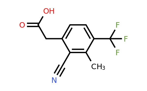 1807238-33-0 | 2-Cyano-3-methyl-4-(trifluoromethyl)phenylacetic acid