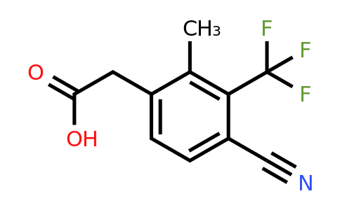 1807238-40-9 | 4-Cyano-2-methyl-3-(trifluoromethyl)phenylacetic acid
