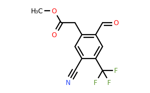 1807239-17-3 | Methyl 5-cyano-2-formyl-4-(trifluoromethyl)phenylacetate