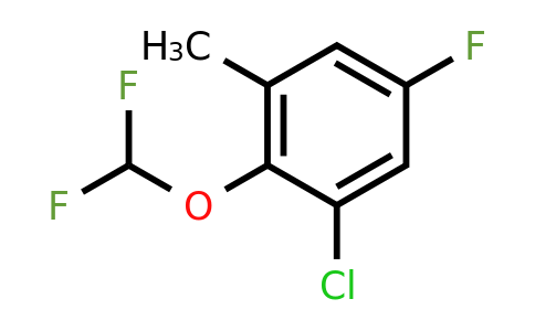1807240-85-2 | 3-Chloro-2-difluoromethoxy-5-fluorotoluene