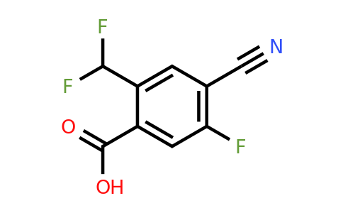 1807241-23-1 | 4-Cyano-2-difluoromethyl-5-fluorobenzoic acid