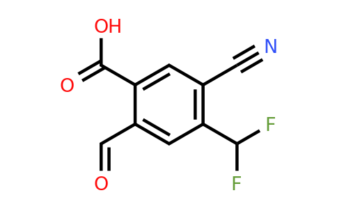 1807241-90-2 | 5-Cyano-4-difluoromethyl-2-formylbenzoic acid