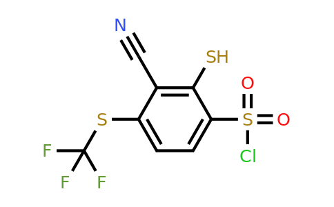 1807242-14-3 | 3-Cyano-2-mercapto-4-(trifluoromethylthio)benzenesulfonylchloride