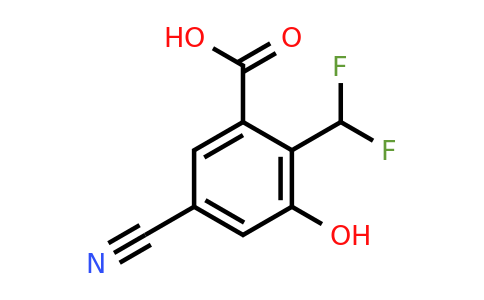 1807242-22-3 | 5-Cyano-2-difluoromethyl-3-hydroxybenzoic acid