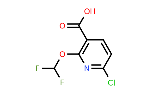1807242-68-7 | 6-Chloro-2-(difluoromethoxy)nicotinic acid