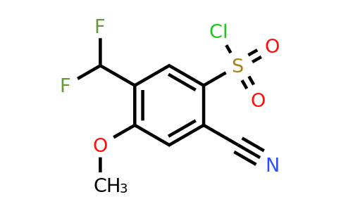 1807242-70-1 | 2-Cyano-5-difluoromethyl-4-methoxybenzenesulfonylchloride