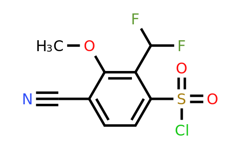 1807242-86-9 | 4-Cyano-2-difluoromethyl-3-methoxybenzenesulfonylchloride