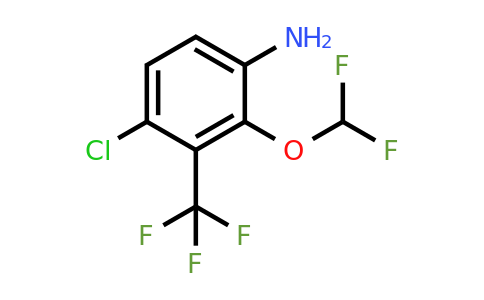 1807243-04-4 | 4-Chloro-2-difluoromethoxy-3-(trifluoromethyl)aniline