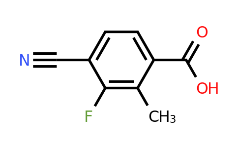 1807243-26-0 | 4-Cyano-3-fluoro-2-methylbenzoic acid